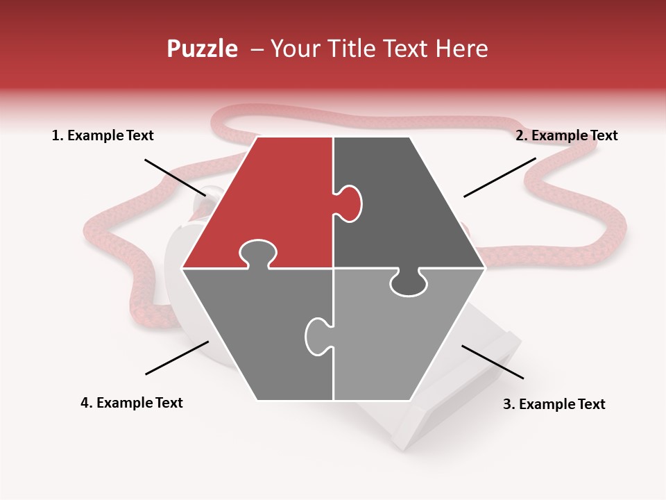 String Closeup Judge PowerPoint Template
