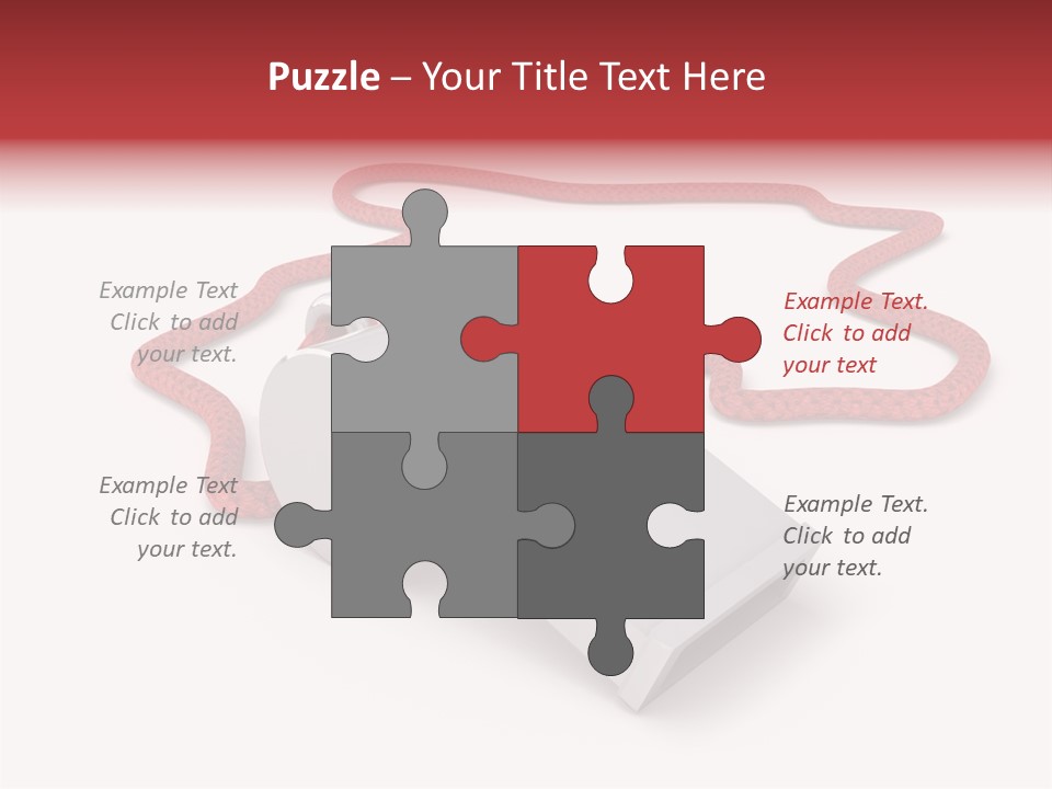 String Closeup Judge PowerPoint Template