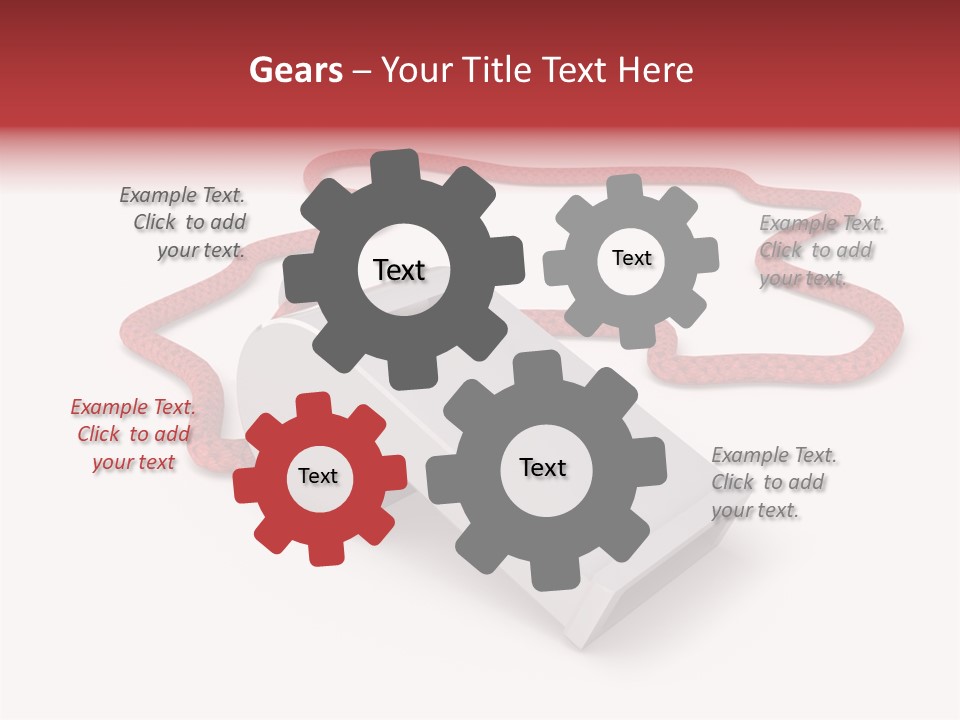 String Closeup Judge PowerPoint Template