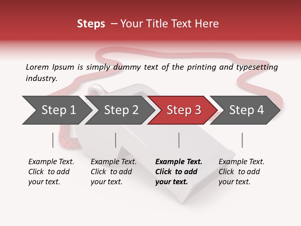 String Closeup Judge PowerPoint Template