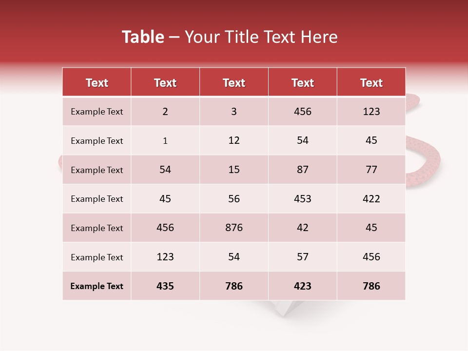 String Closeup Judge PowerPoint Template