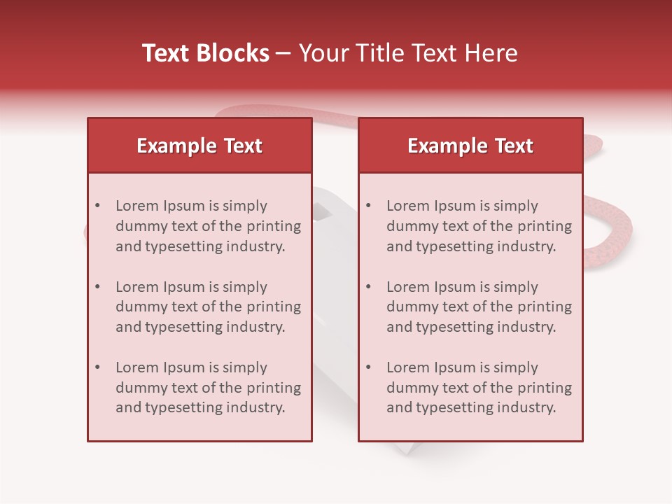 String Closeup Judge PowerPoint Template