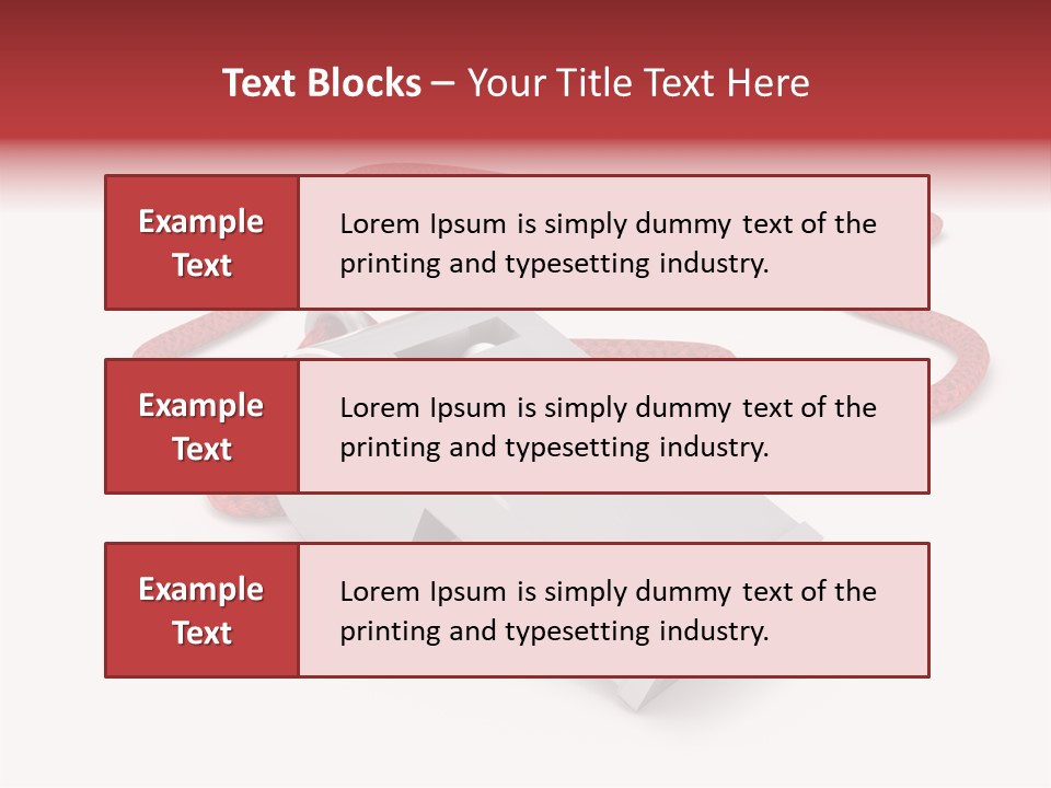 String Closeup Judge PowerPoint Template
