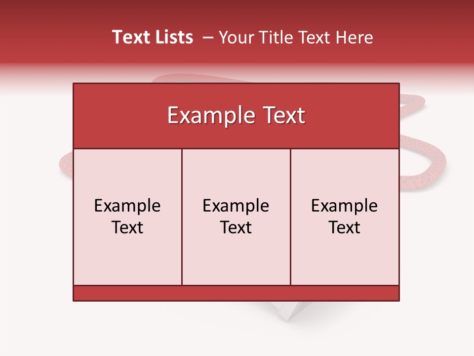 String Closeup Judge PowerPoint Template