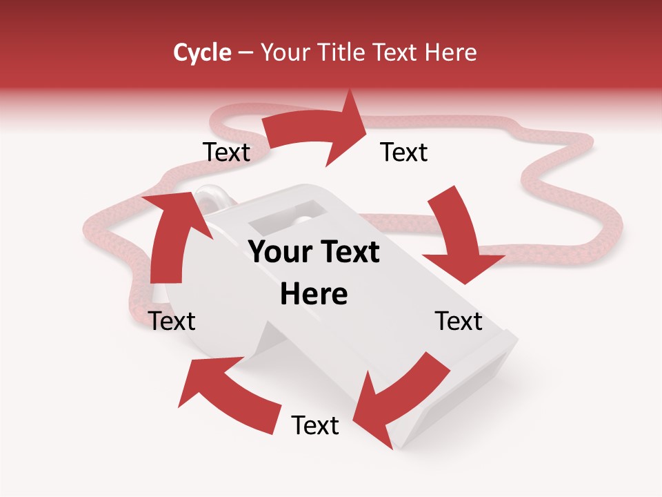String Closeup Judge PowerPoint Template