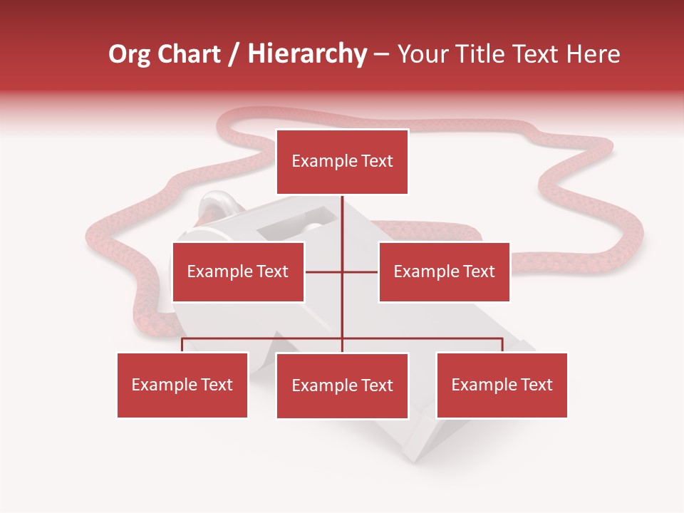 String Closeup Judge PowerPoint Template