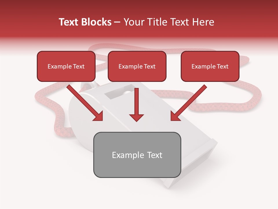 String Closeup Judge PowerPoint Template