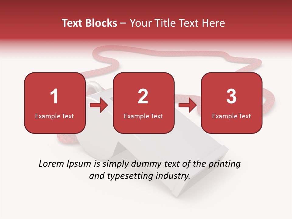 String Closeup Judge PowerPoint Template