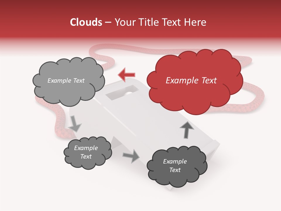 String Closeup Judge PowerPoint Template