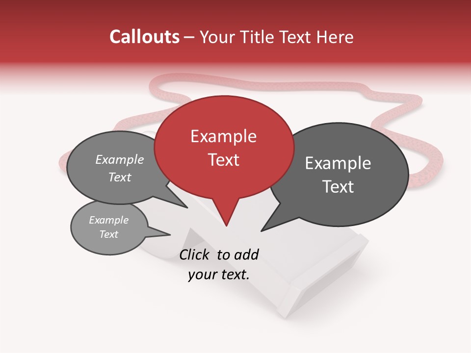 String Closeup Judge PowerPoint Template