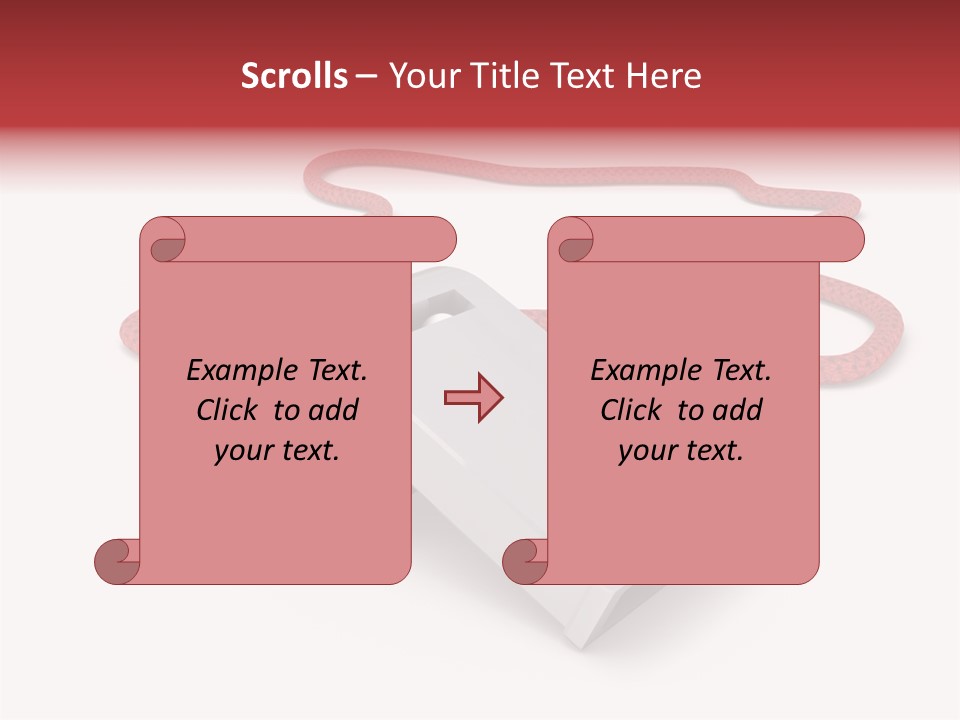 String Closeup Judge PowerPoint Template