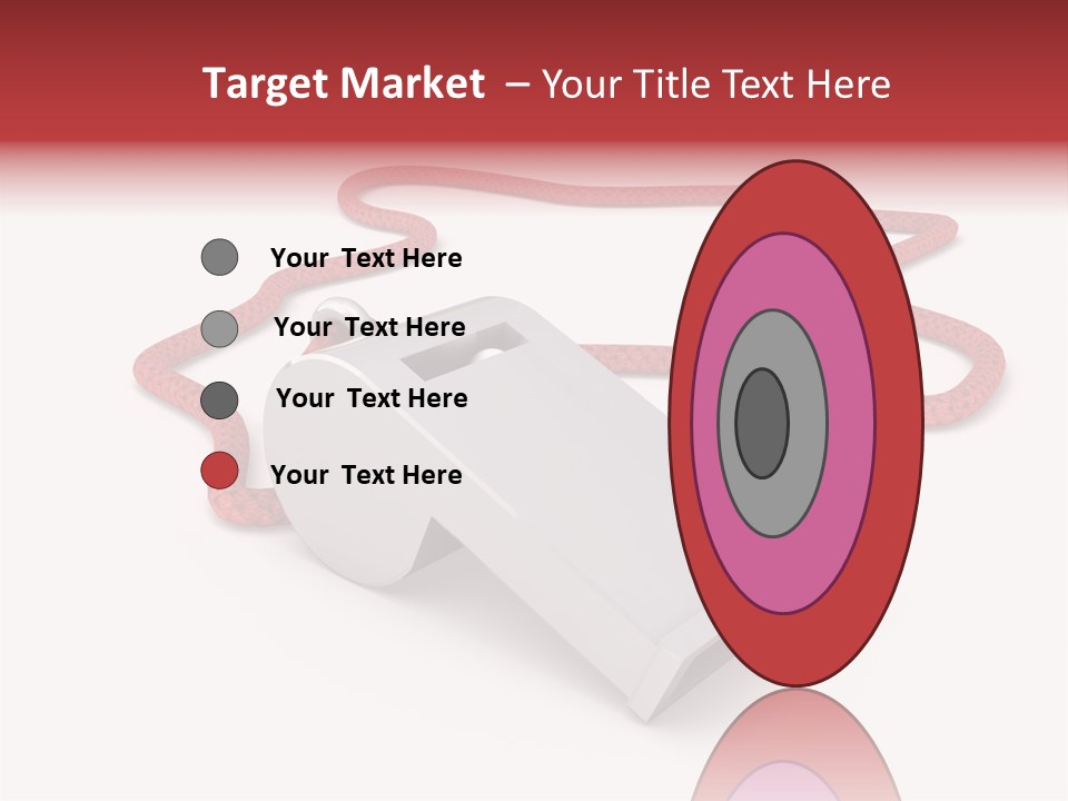 String Closeup Judge PowerPoint Template