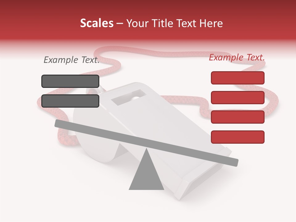 String Closeup Judge PowerPoint Template