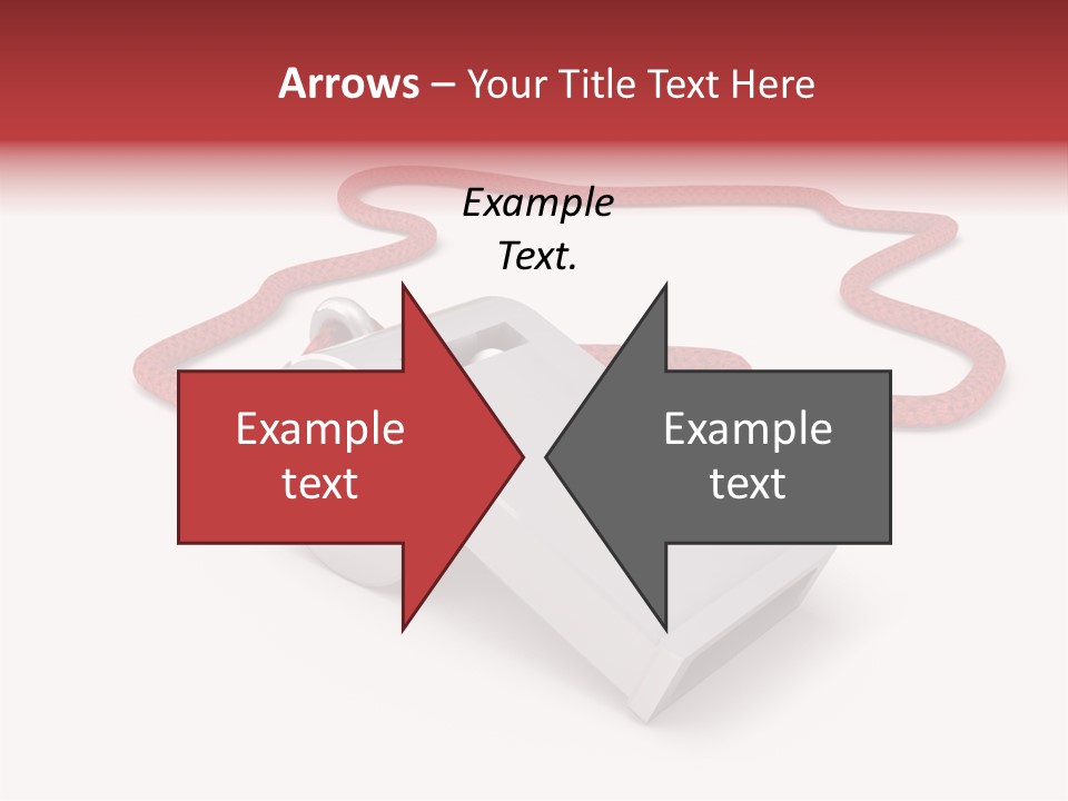 String Closeup Judge PowerPoint Template