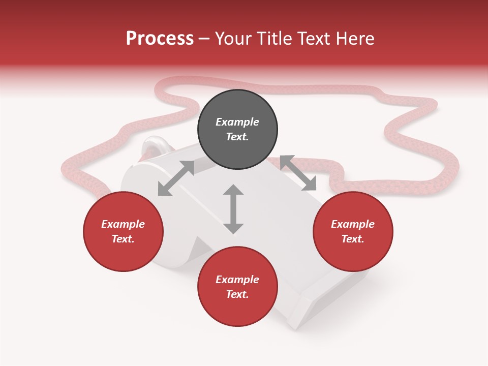 String Closeup Judge PowerPoint Template
