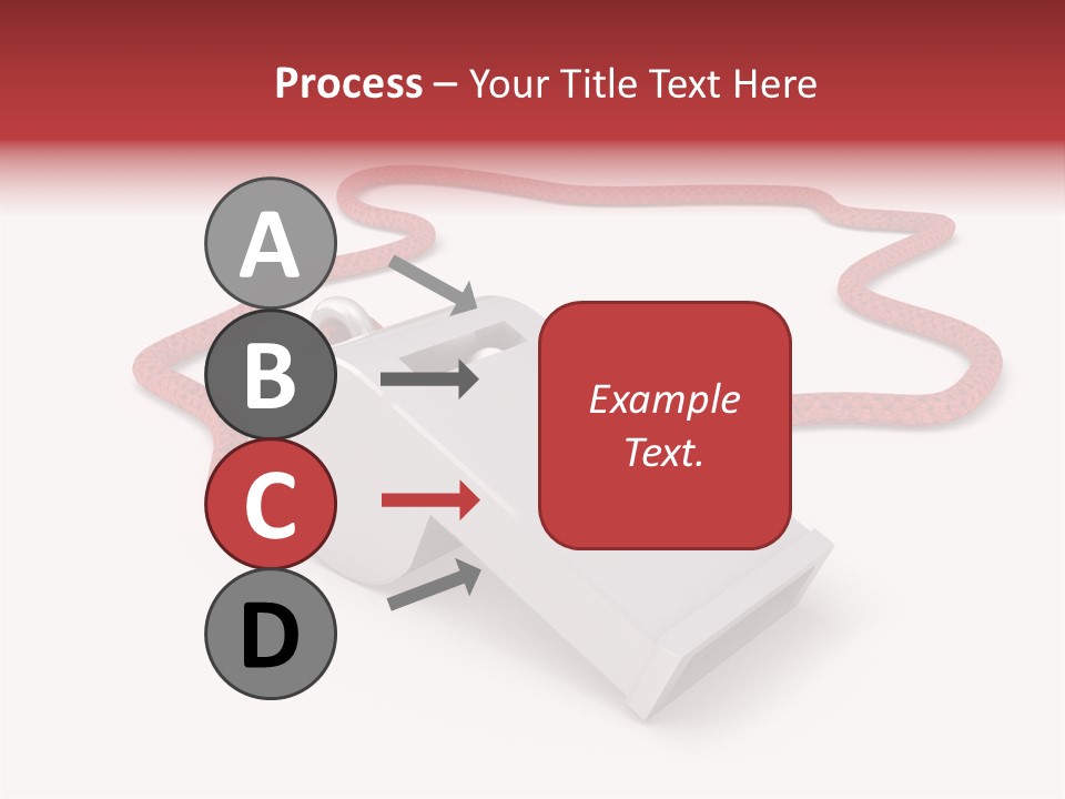 String Closeup Judge PowerPoint Template