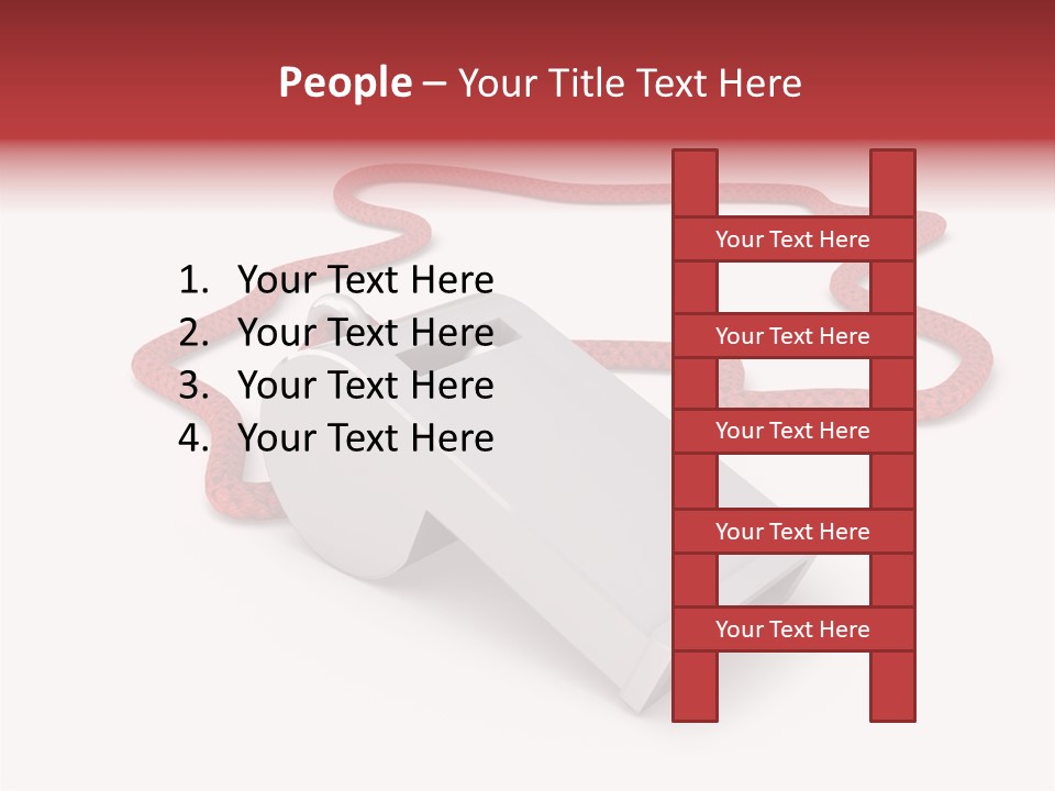String Closeup Judge PowerPoint Template