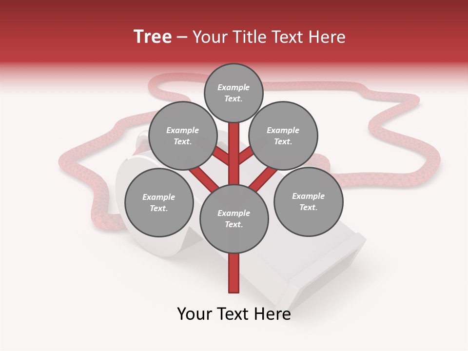 String Closeup Judge PowerPoint Template