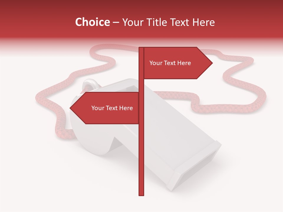 String Closeup Judge PowerPoint Template