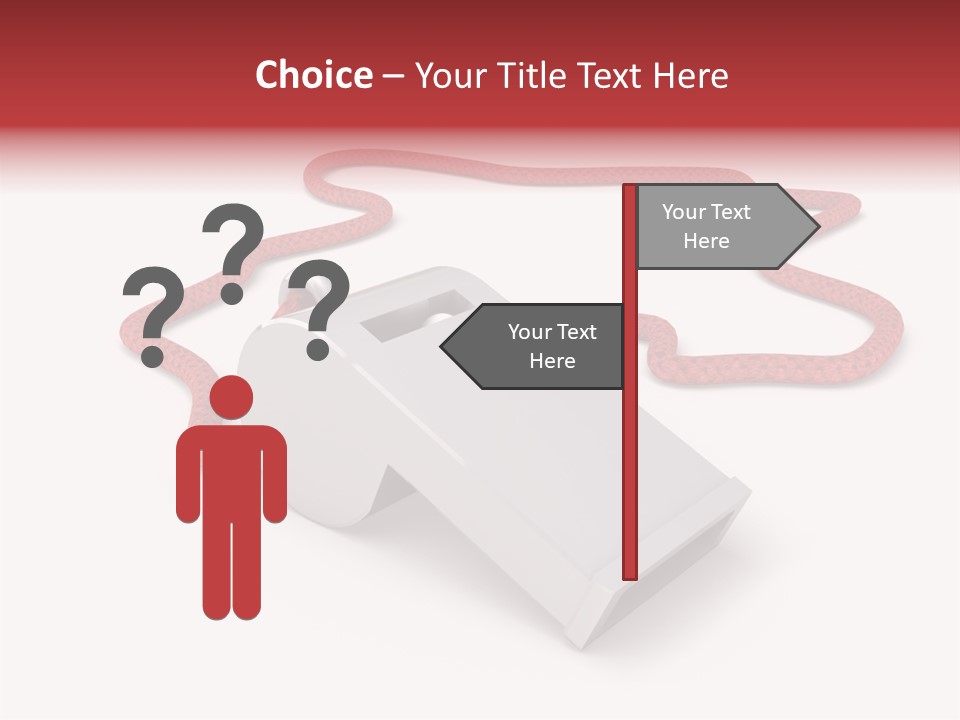 String Closeup Judge PowerPoint Template
