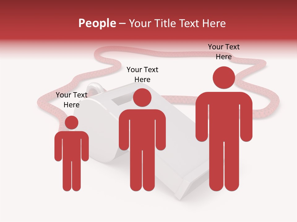 String Closeup Judge PowerPoint Template