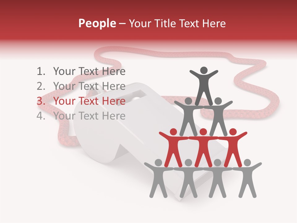 String Closeup Judge PowerPoint Template