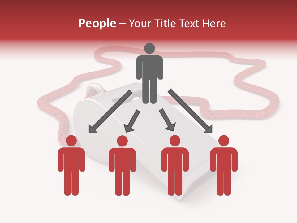 String Closeup Judge PowerPoint Template