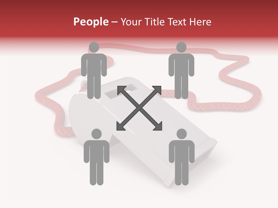 String Closeup Judge PowerPoint Template