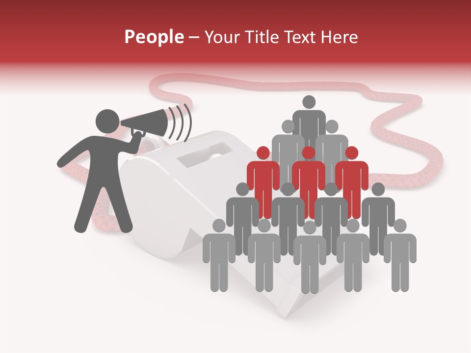 String Closeup Judge PowerPoint Template