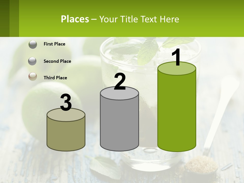 Alcoholic Horizontal Rum PowerPoint Template