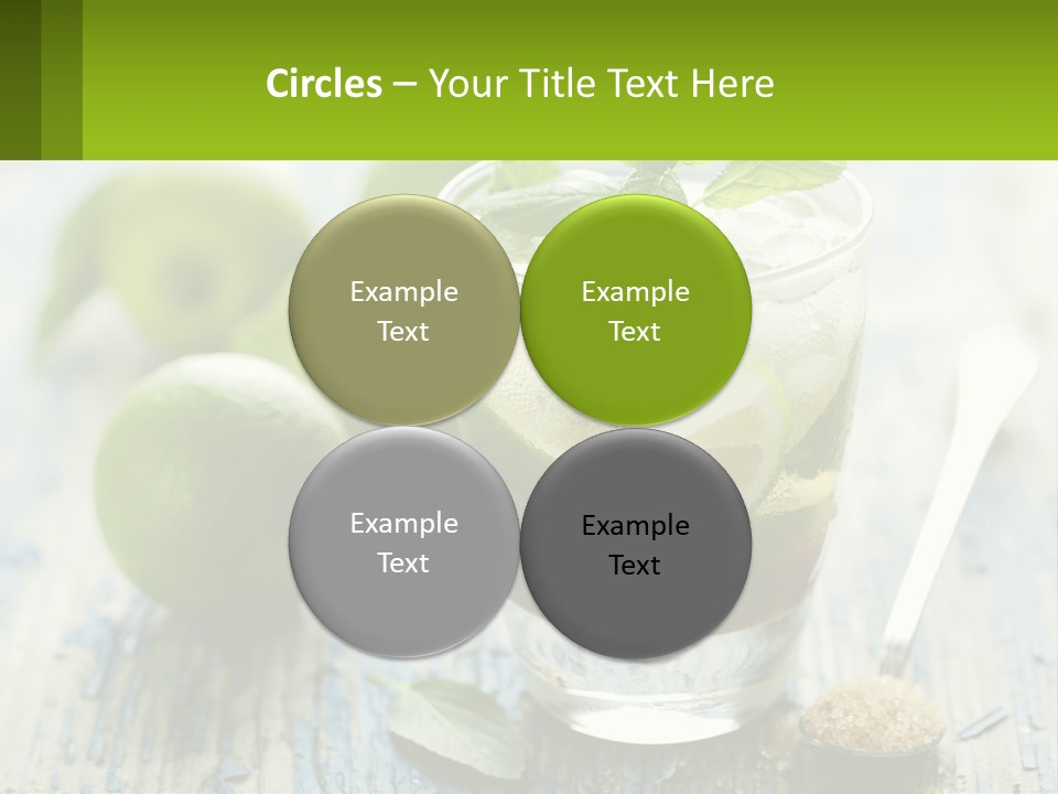 Alcoholic Horizontal Rum PowerPoint Template