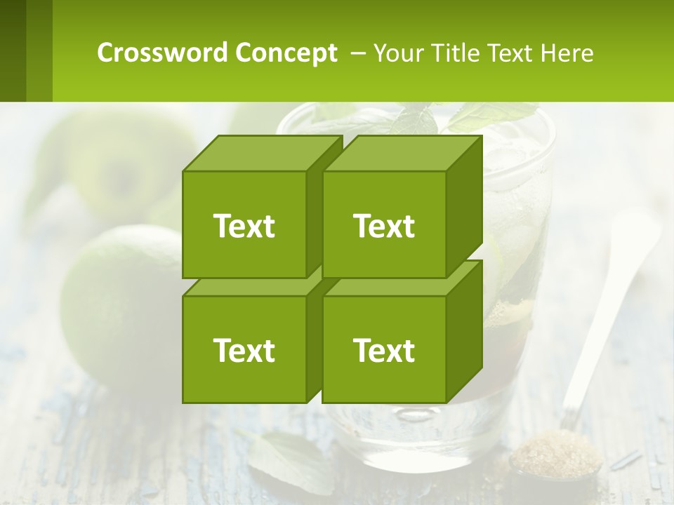 Alcoholic Horizontal Rum PowerPoint Template