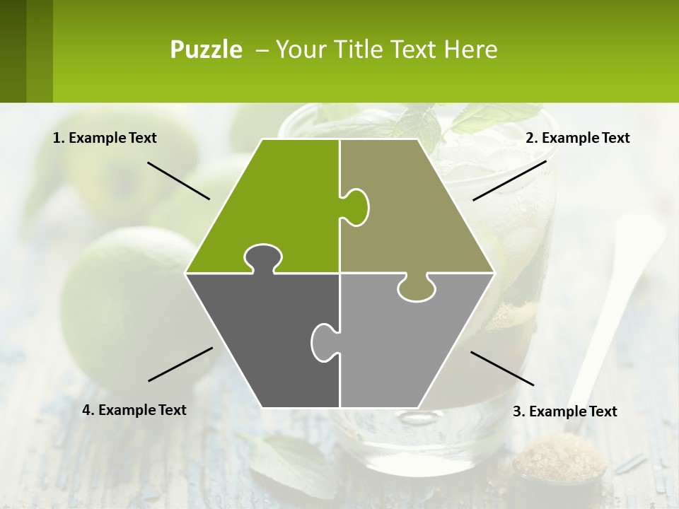 Alcoholic Horizontal Rum PowerPoint Template