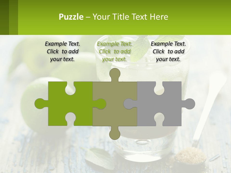 Alcoholic Horizontal Rum PowerPoint Template