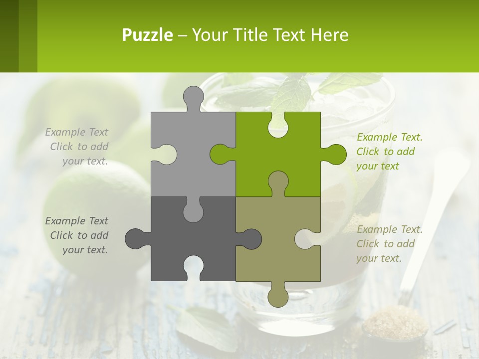 Alcoholic Horizontal Rum PowerPoint Template