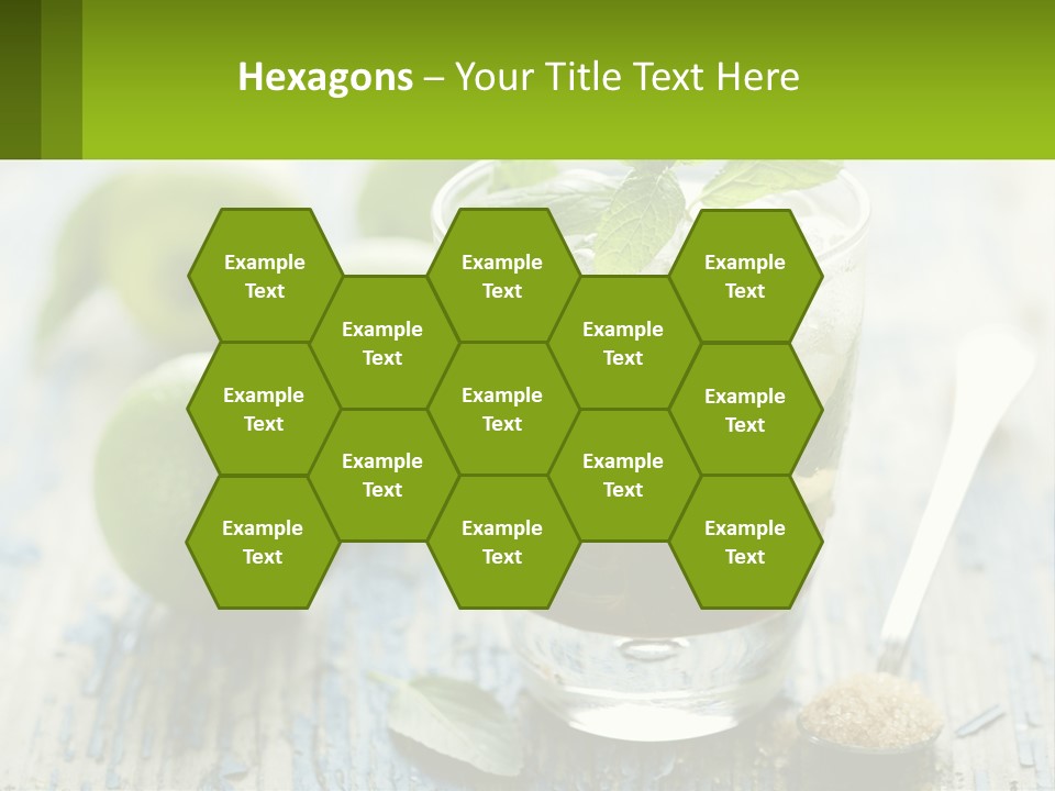 Alcoholic Horizontal Rum PowerPoint Template