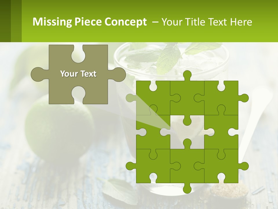 Alcoholic Horizontal Rum PowerPoint Template