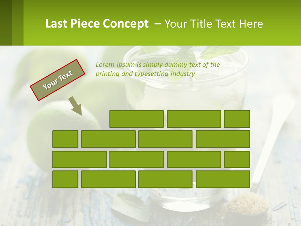 Alcoholic Horizontal Rum PowerPoint Template