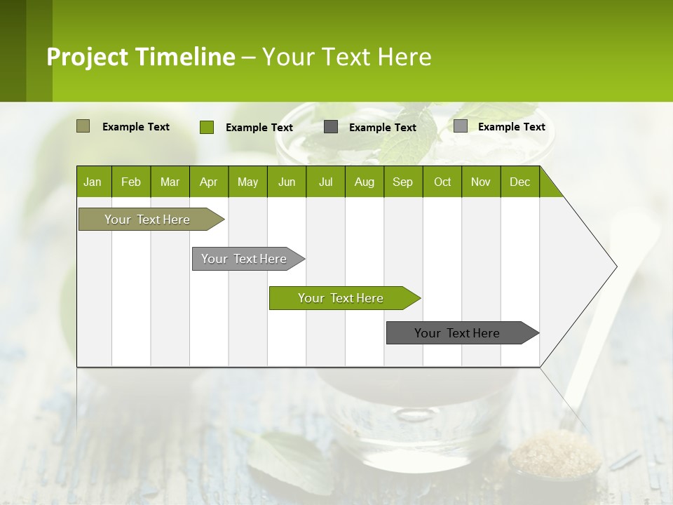 Alcoholic Horizontal Rum PowerPoint Template