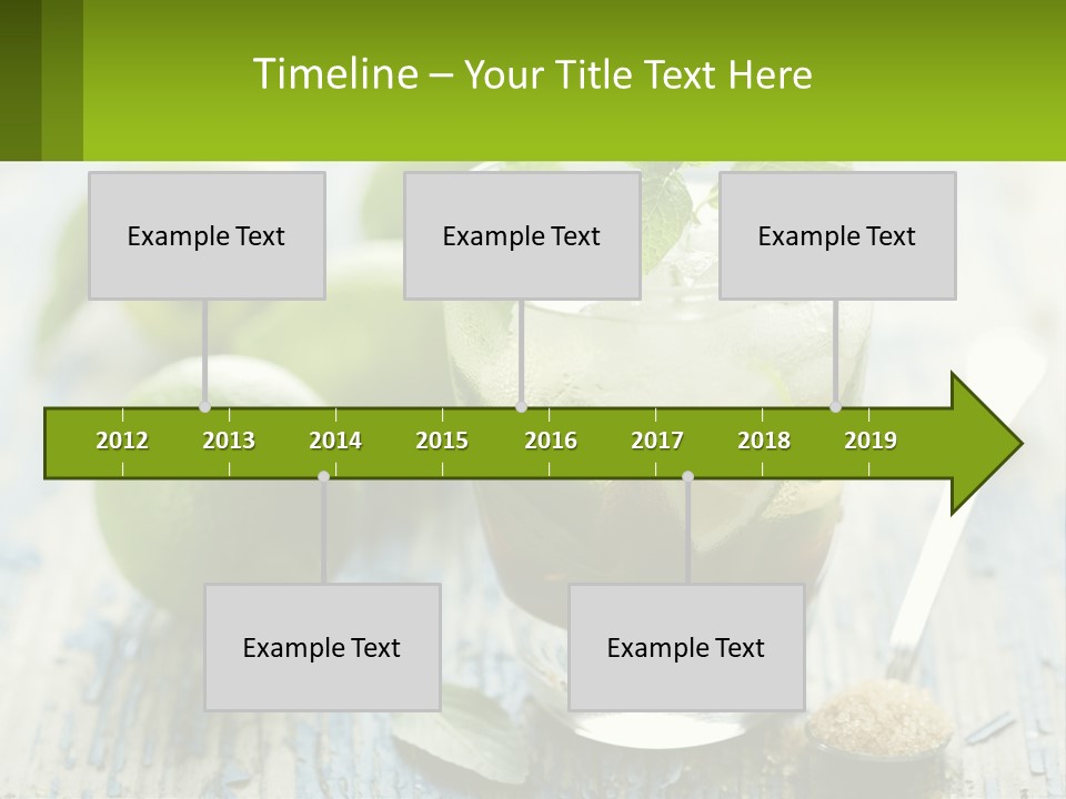 Alcoholic Horizontal Rum PowerPoint Template