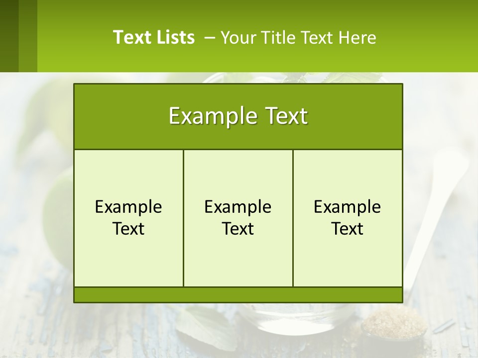 Alcoholic Horizontal Rum PowerPoint Template