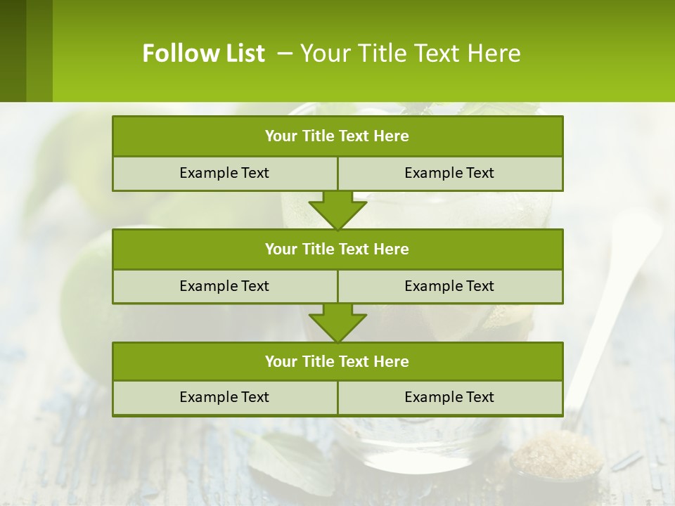 Alcoholic Horizontal Rum PowerPoint Template