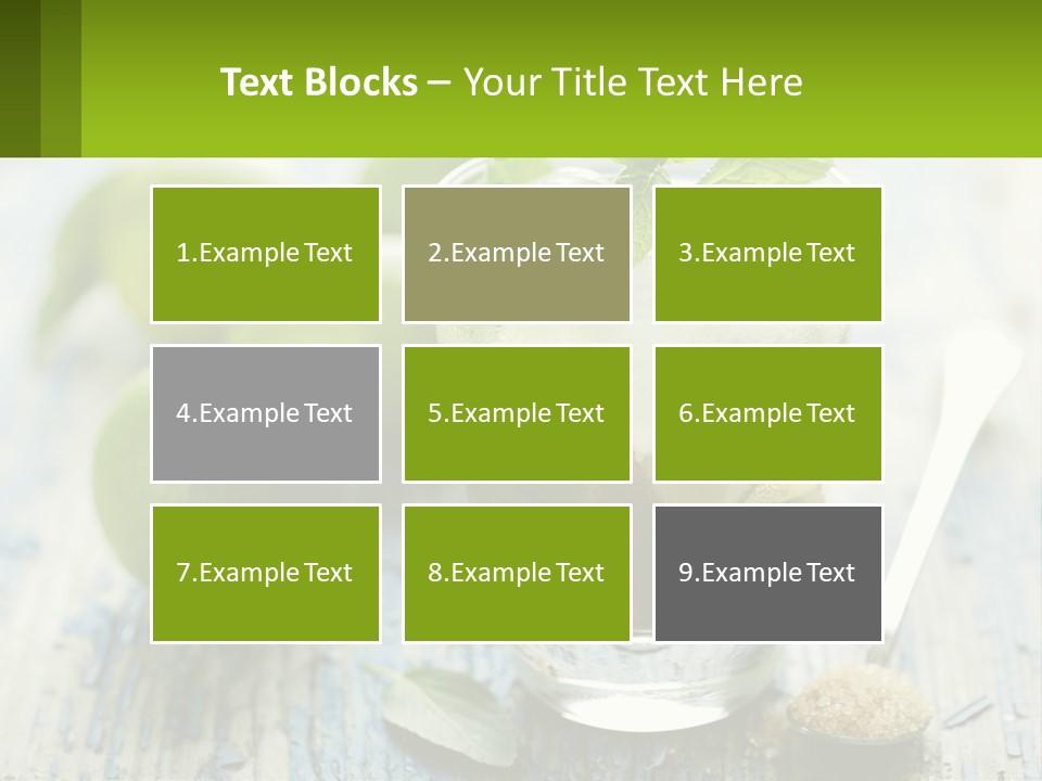 Alcoholic Horizontal Rum PowerPoint Template