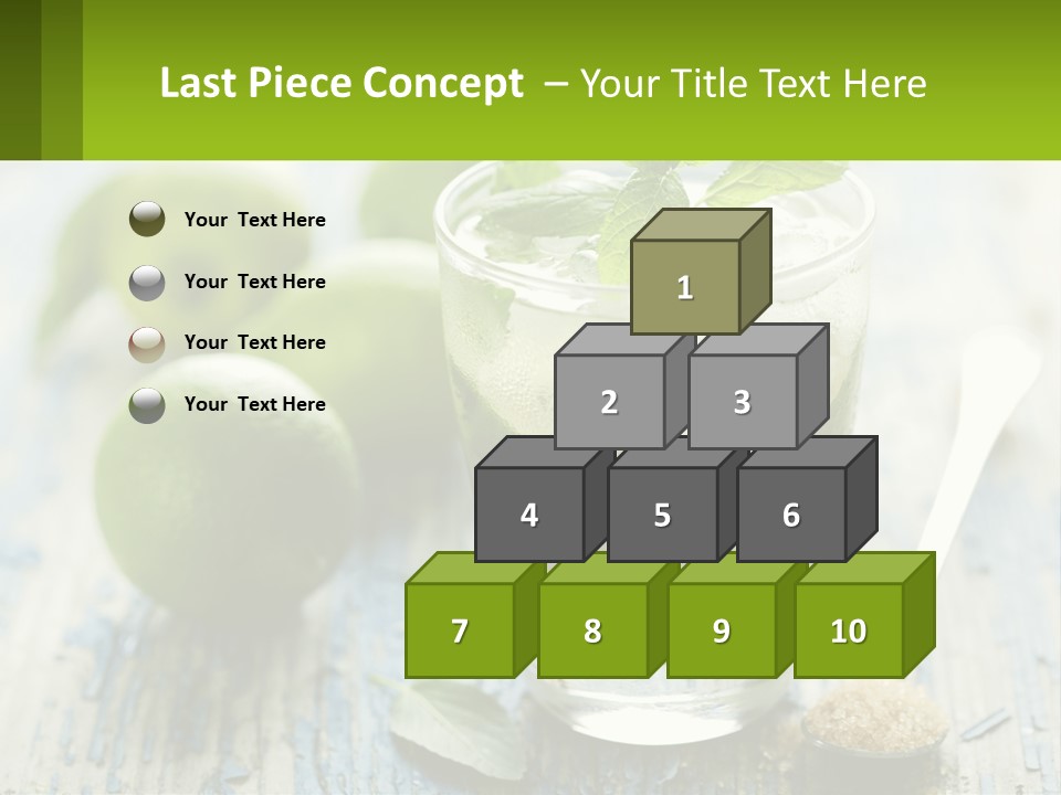 Alcoholic Horizontal Rum PowerPoint Template