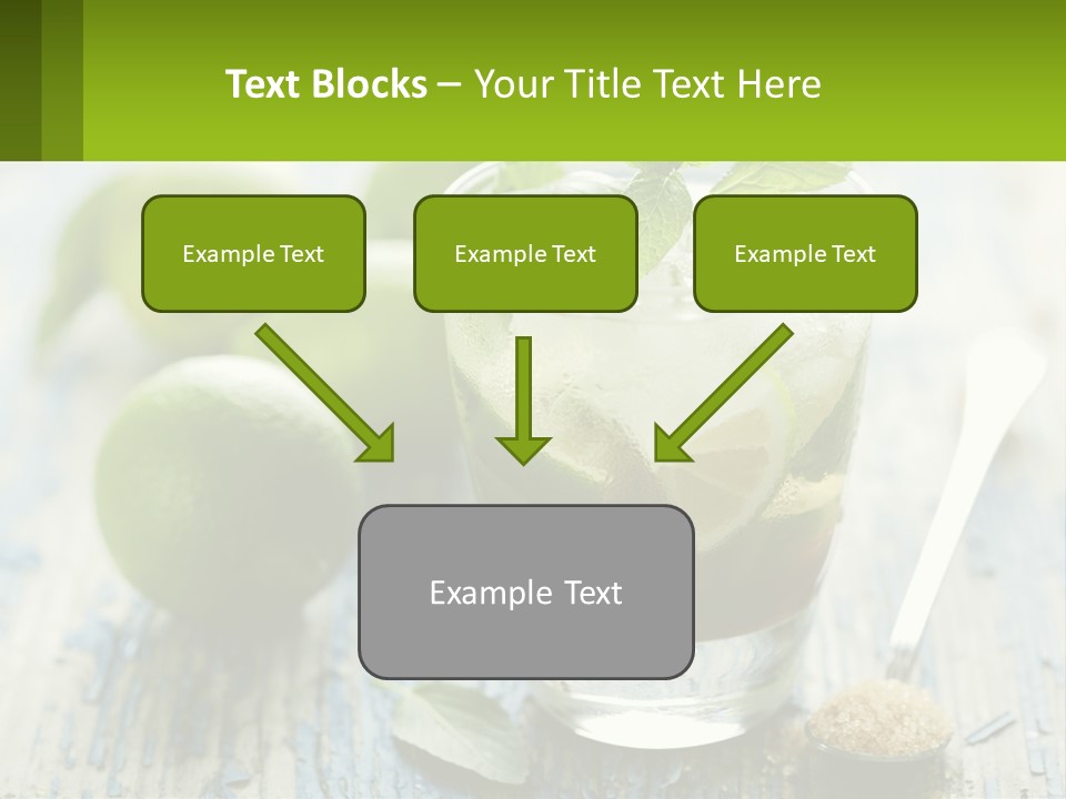 Alcoholic Horizontal Rum PowerPoint Template