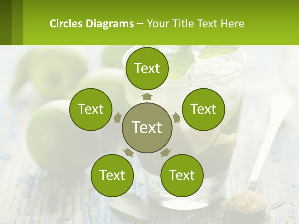 Alcoholic Horizontal Rum PowerPoint Template