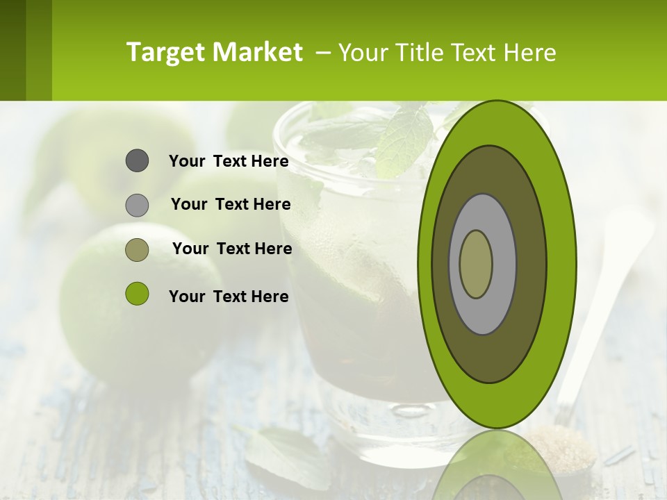 Alcoholic Horizontal Rum PowerPoint Template