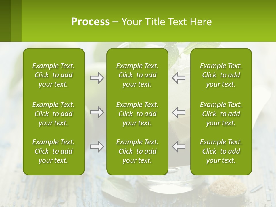 Alcoholic Horizontal Rum PowerPoint Template