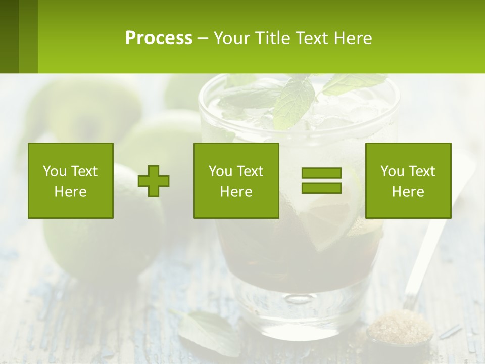 Alcoholic Horizontal Rum PowerPoint Template