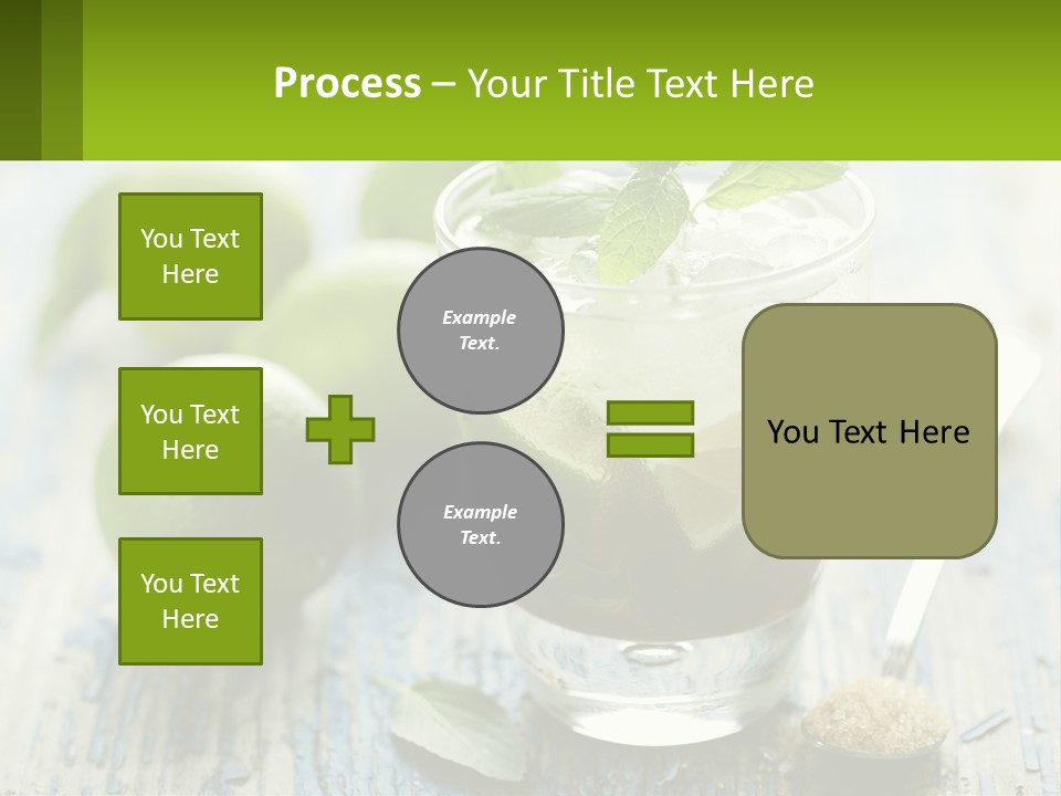 Alcoholic Horizontal Rum PowerPoint Template